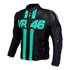 Campera Moto De Verano Vr46 Con Protecciones Ventilaciones