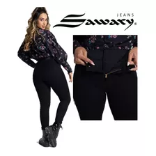 Calça Feminina Chapa A Barriga Modela Mulher Sawary Premium