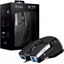 Mouse Gamer Evga X17 Triple Sensor, 5 Perfiles, 10 Botones