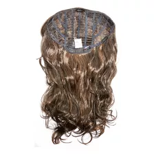 Kit Atacado Aplique Hairdo 58cm Chocolate Com Mechas Cobre