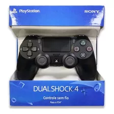 Controle Joystick Sem Fio Dualshock Preto Oficial Sony Nf-e