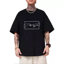 Playera De Hombre Manga Corta Con Estampado De Gesto