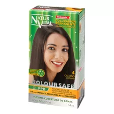 Tintura Permanente Coloursafe Castaño 4 Naturvital