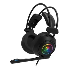 Fone De Ouvido Over-ear Gamer Fortrek Rgb Vickers Com Luz Led