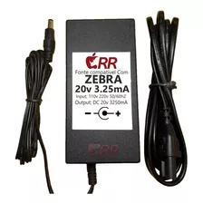 02 Fonte Para Impressora Zebra Tlp2742 Gc420t 20v 3.25a