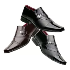 3 Pares Sapato Masculino Atacado Promoção **** Class Top 3 4