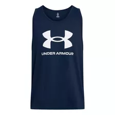 Polera Sin-manga Ua Sportstyle Hombre Azul Under Armour