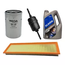 Kit Filtros Wega X3 + 15w40 Ypf Elaion F10 Ford Ecosport 1.6