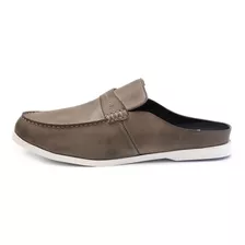 Mocassim Mule Masculino Conforto Em Couro Shoes Grand