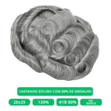 Prótese Capilar Micropele Com Nós 20cm X 25 130% Densidade