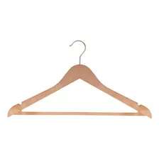 Pack 20 Ganchos Para Traje Ropa Plasticos Tipo Madera *sk