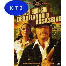 Kit 3 Dvd Desafiando O Assassino Charles Bronson