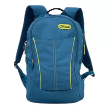 Mochila Totto Harvard 1710g-z5i Porta Laptop Azul/verde Med.