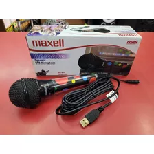 Microfono Usb Maxell Karaoke Pc Laptop Diseños