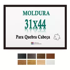 Moldura Quadro Quebra Cabeça 31x44 / 44x31 Cm Puzzle Grow