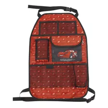 Bolso Organizador Porta Objetos Libro Botella Disney Cars Color Rojo