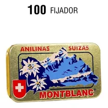 Anilinas Montblanc® Cajita Dorada Color 100. Fijador
