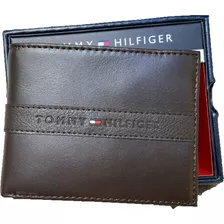 Billetera Tommy Hilfiger Estuche Regalo + Bolsa Original De La Marca