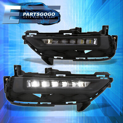 For 16 17 Honda Accord Coupe 2dr Clear Led Bumper Fog Li Aac Foto 4