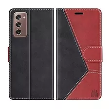 Caislean Funda Tipo Cartera Para Galaxy Z Fold 2 (bloqueo Rf