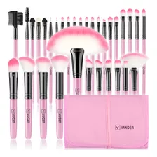 Makeup Brushes, Vander 32pcs Professional Soft Synthetic ...