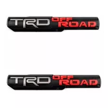 2 Emblemas Trd Off Road Toyota Hilux Tacoma Tundra Fj Cruise