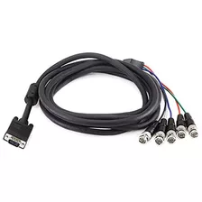 Cable De Vídeo Vga Hd-15 A 5 Bnc Rgb Para Monitor Hdtv