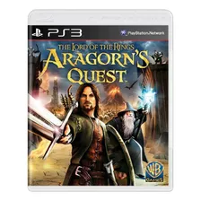 Jogo Seminovo The Lord Of The Rings Aragonrn's Quest Ps3