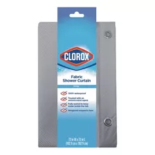 Clorox Cortina De Ducha De Tela De Poliéster Tratada, 70 X.