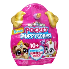 Rainbocorns Pocket Puppycorns 3 Pack Surpresa Fun F01290