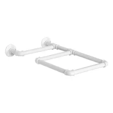 Mygift Soporte De Bola De Ejercicio De Tubo De Metal Blanco