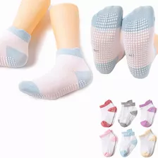 Calcetines Antideslizantes Para Bebés De Algodon (1-3 Años)