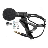 Microfono Lavalier Clip Solapa Balita Condensador 3.5mm