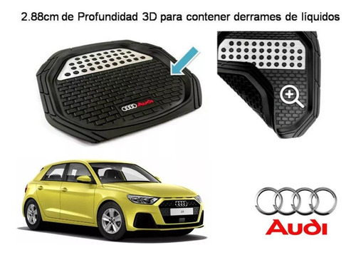 Tapetes 4 Piezas Bandeja 3d Logo Audi A1 2020 2021 2022 2023 Foto 7