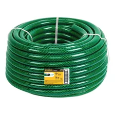 Manguera De Riego Reforzada 1 PuLG 25mm 50 Mts Pretul 20601 Color Verde