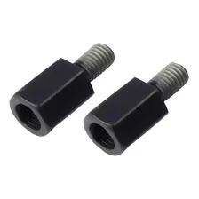 Par Adaptador Moto Lead Elite Rosca M8 P/ M10 Honda Direita