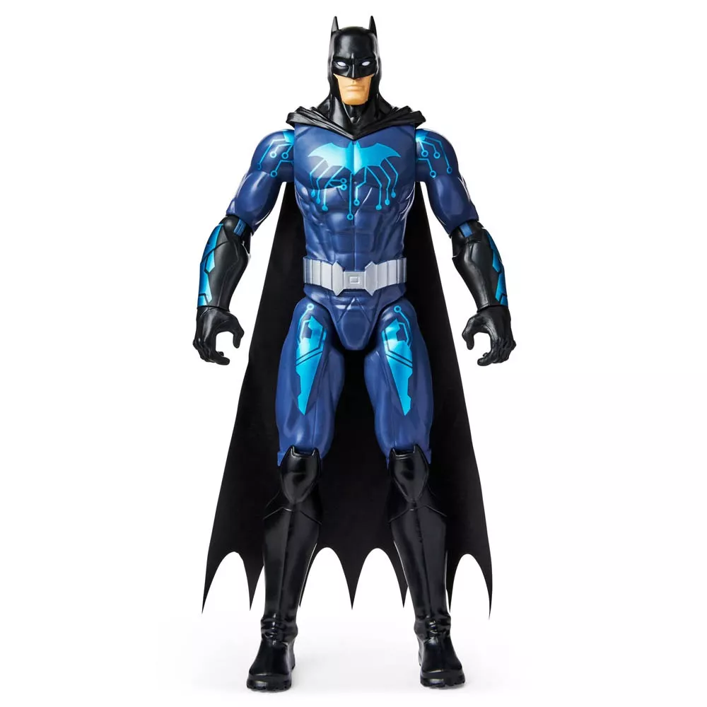 Boneco Articulado 30cm Batman Bat-tech Blue - Dc