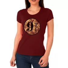 Blusa Feminina Plataforma 9 3/4 Harry Potter Filme 