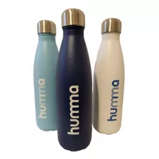 Botella Térmica Deportiva Acero Inoxidable Humma Flask 500ml Color Azul