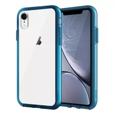 Funda Jetech iPhone XR 6.1 Anti-golpes Transparente Azul