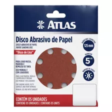 Disco Lixa Abrasivo Papel Ref.at512/320 Atlas