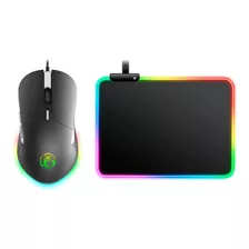 Kit Gamer Imice Mouse X6 3200 Dpi + Mousepad Rgb 35x25 Cm 