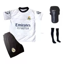 Kit Conjunto De Futebol Infantil Cristiano Ronaldo Com Meião