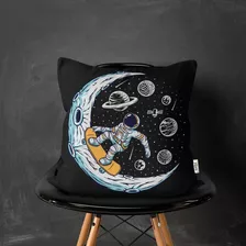 Almofada Astronauta Espaço Pop Decorativa 40x40 Skate