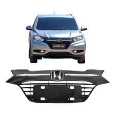 Grade Dianteira Radiador Friso Honda Hrv 2015 2018 Emblema