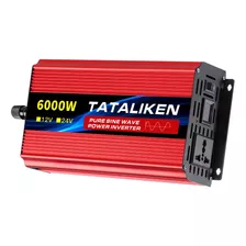 Inversor De Onda Sinusoidal Pura 24v/220v 6000w Para Coches