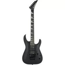 Guitarra Eléctrica Jackson Js Series Js32 Dka Dinky De Álamo Satin Black Brillante Con Diapasón De Amaranto