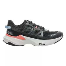 Tênis Fila Recovery Preto Feminino Adulto Training Esportivo