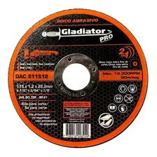 10 Discos De Corte Para Amoladora 115 X 1,2mm Gladiator Pro 