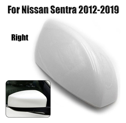 Cubierta De Espejo En Blanco For Nissan Sentra 2012 2019 Foto 2